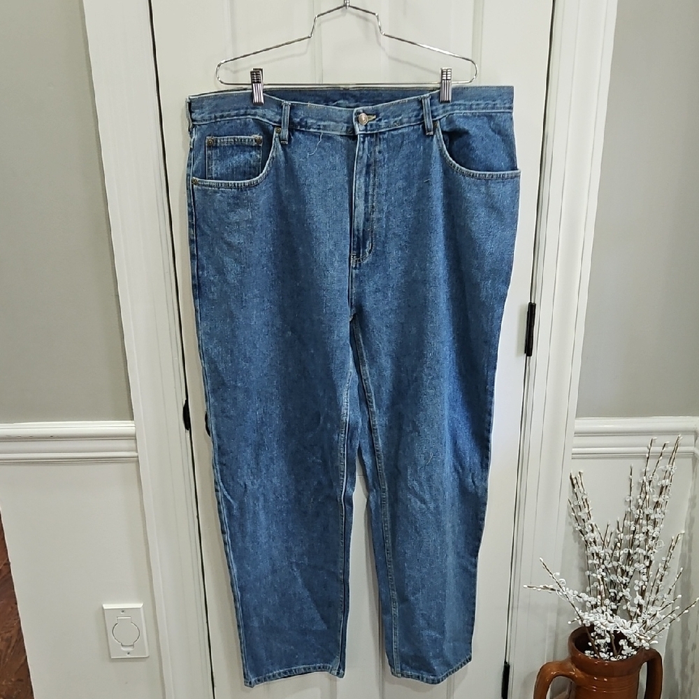 NEW open Trails Classic Blue Denim Jeans 40x30 #b464